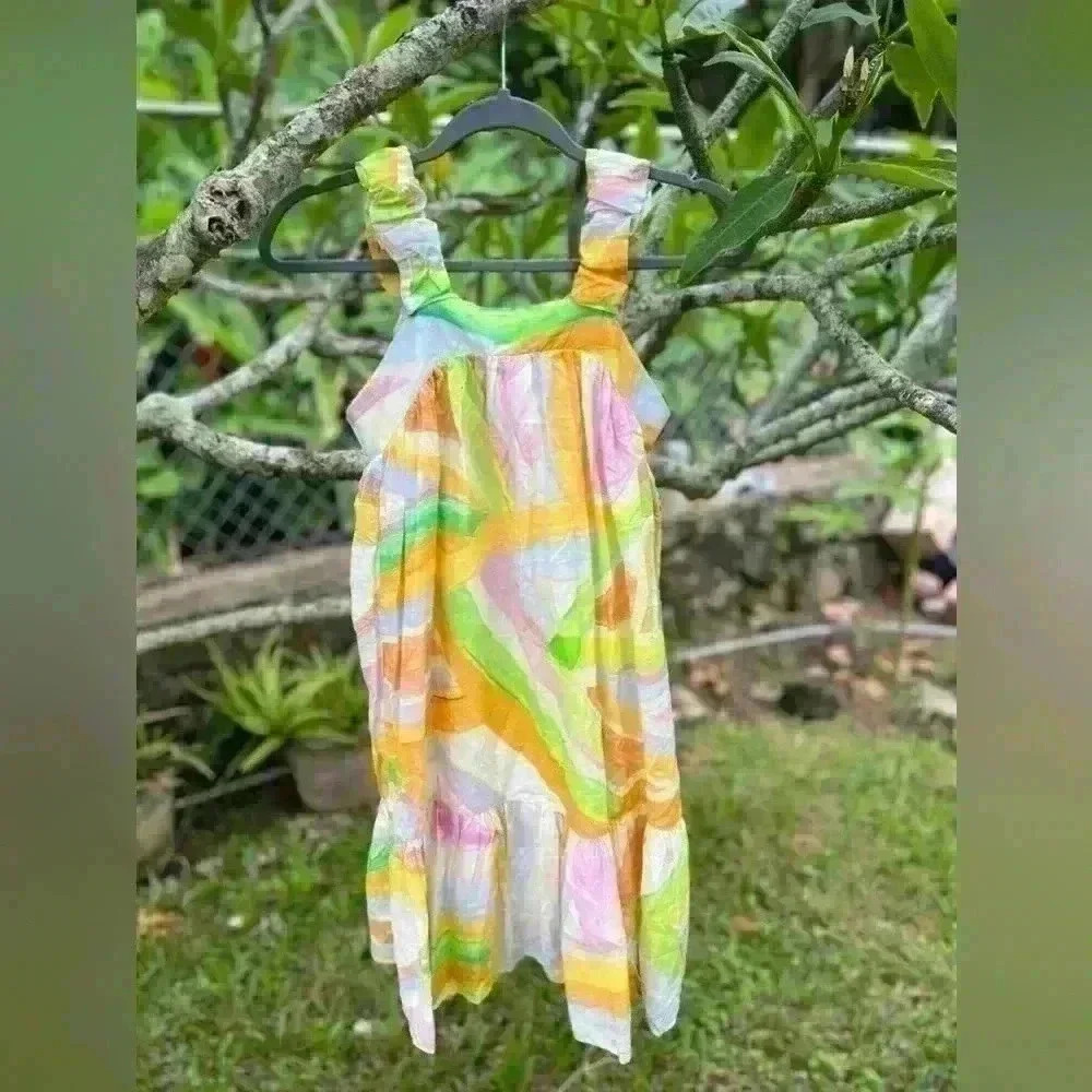 NWT Zara Girls Multicolor Dress Summer Party‎ Easter Size 11 12 $45.90